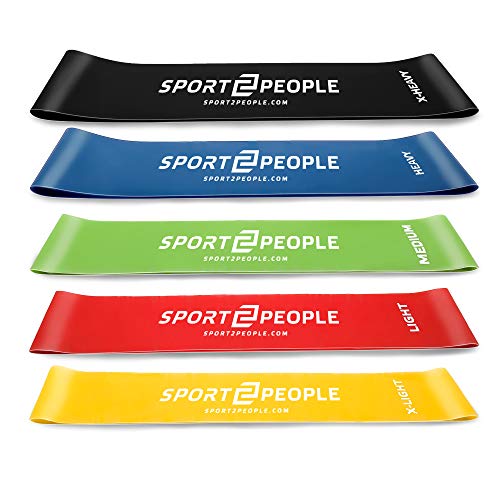 Bandas de ejercicio Sport2People de látex natural