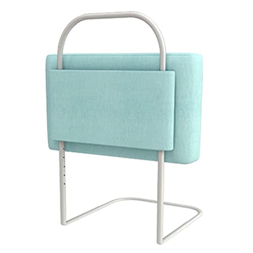 Barrera Cama Barrera de Seguridad Suave para Bebés, Barrera de Cama Anticaída con Cremallera Extraíble y Lavable, Tubo de Acero Ajustable de 40-60cm, Fácil de Instalar
