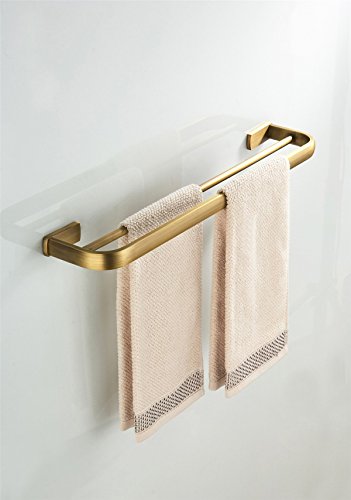 Bathfirst - Toallero individual (57 cm, latón), color dorado