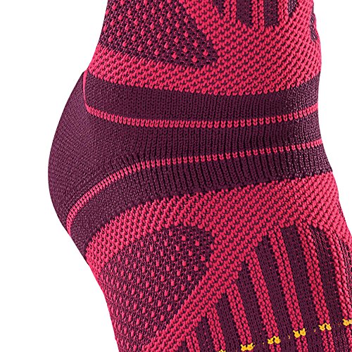 Bauerfeind Tobillera unisex"Ankle Support", 1 tobillera para deportes como fútbol, fitness y correr, no se dobla gracias a la tobillera de vendaje, color rosa, L