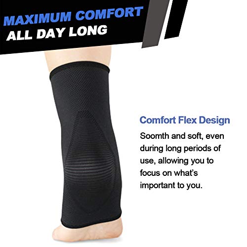 Beister tobilleras de compresión para mujeres y hombres, elástico para esguinces, fascitis plantar, calcetines para recuperación de lesiones, dolor de articulaciones, tendón de Aquiles