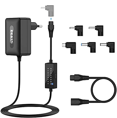 BERLS 12W DC Adaptador de Fuente de Alimentación, Transformador 5v 6v 7v 8v 9v 10v 11v 12v 13v 14v 15v 16v 17v 18v 19v 20v para Cámara CCTV, Enrutadores, Tiras LED, Altavoces, Radio, Tablet, Kindle