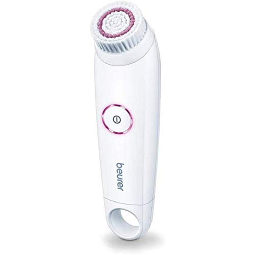 Beurer FC 45 Cepillo de limpieza facial para una limpieza profunda y una piel notablemente más suave, con 2 niveles de rotación para todo tipo de pieles, resistente al agua