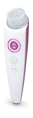 Beurer FC96 - Cepillo facial Pureo, color blanco y rosa