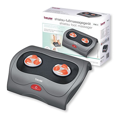 Beurer FM39 - Aparato de Masaje Shiatsu, 25 W, funcion calor, color gris