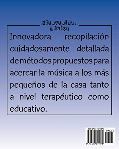 Bienvenida, música: Musicoterapia y enseñanza musical infantil
