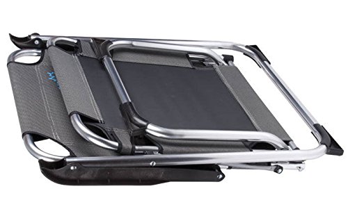 Bo-Camp - Silla de Camping Plegable, Color Negro