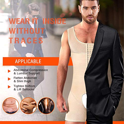 Body de encuadernación de Pecho prequirúrgico prequirúrgico Extremo para Hombre