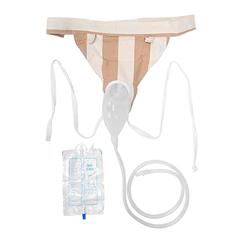Bolsa de Orina, Recolector de Orina,1000ml Pantalón Portátil para Bolsa de Orina Pantalón para Hombres/Mujer con Bolsa Recolectora Soporte .2Pcs Men.