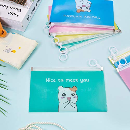 Bolsa para Guardar Mascarillas, Comius Sharp 8 Pcs Portátil con Cremallera Estuche para Mascarillas de Almacenamiento de Plástico contra el Polvo y Suciedad (A)