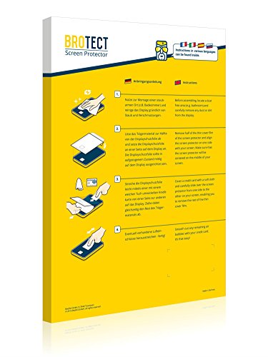 BROTECT Protector Pantalla Compatible con Doro Secure 580 Protector Transparente (2 Unidades) Anti-Huellas