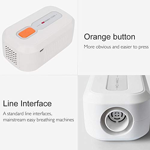 Brrnoo Limpiador de máquina de respiración USB, Dispositivo de Limpieza de máquina de desinfección para purificadores de Aire de Ventilador de máquina de respiración(Blanco)