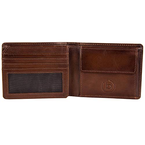 Bugatti Domus RFID - Cartera vertical con 8 KK 07, color azul marino