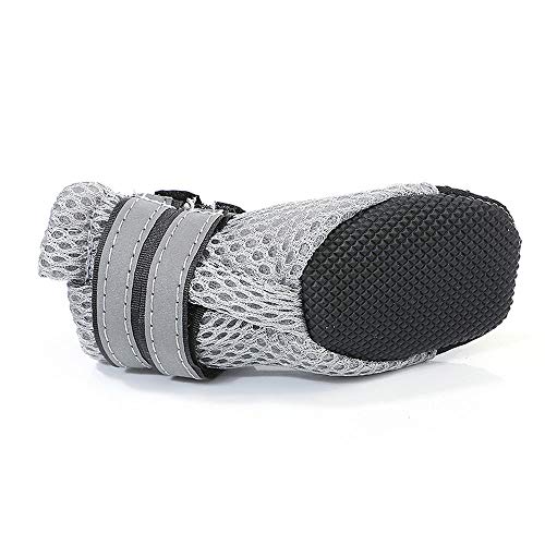 BXGZXYQ Zapatos De Mascota para La Primavera Y El Verano. Zapatos De Peluche para Perros. Zapatos De Perro. (Color : Negro, Size : M)