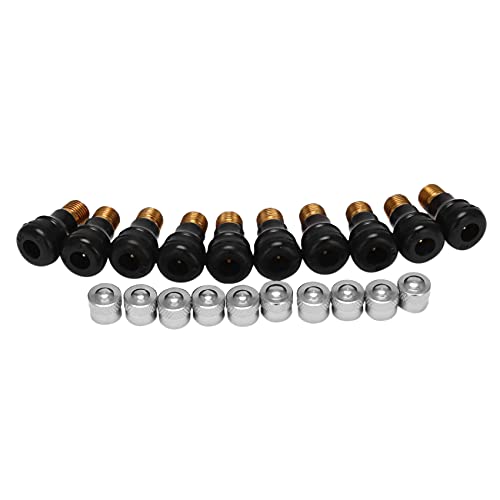 Bzocio 10 Piezas Válvula de Vacío de Neumático Tubeless Scooter Eléctrico Válvula de Gas de la Rueda para Accesorios de Scooter Eléctrico M365