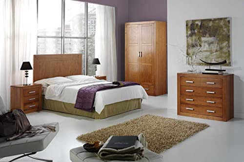 CABECERO DE 150 KYNUS Cerezo Madera Pino MACIZA110X160X2(Alto/Ancho/Fondo)