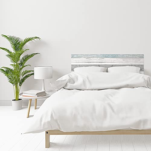Cabecero para Cama de 135 cm, Imitación Madera, PVC Estampado, 145 x 60 x 0.5 cm, CAB-001