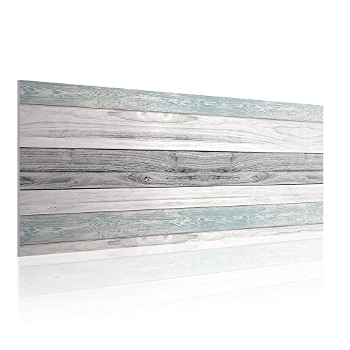 Cabecero para Cama de 135 cm, Imitación Madera, PVC Estampado, 145 x 60 x 0.5 cm, CAB-001