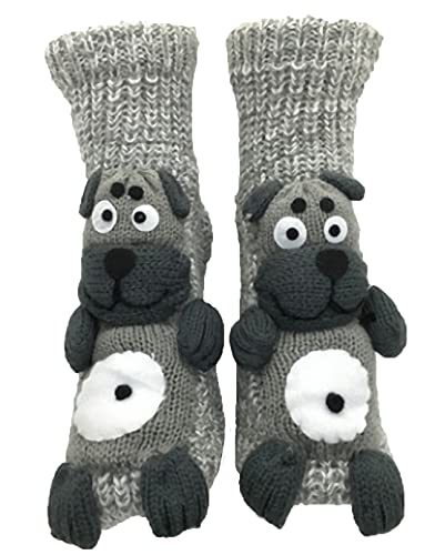Calcetines antideslizantes para el piso del hogar Suéter de punto Calcetines casuales Zapatillas Calcetines para mujeres