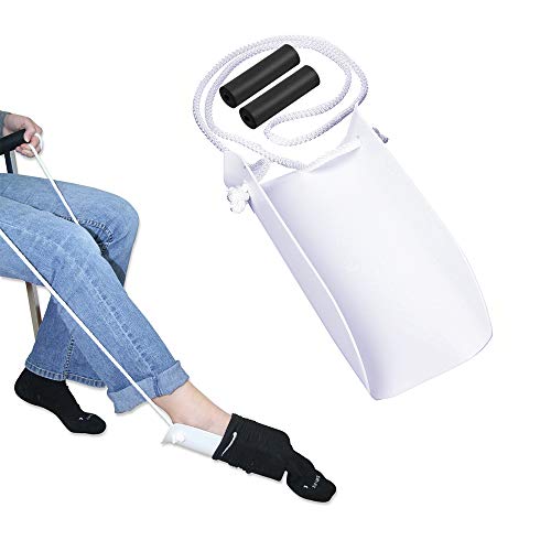 Calcetines para hombre de edad con equipo de ayuda para mujeres embarazadas que evitan doblarse en la cintura, apósito de herramientas para personas con discapacidad y ancianos, estilo amplio