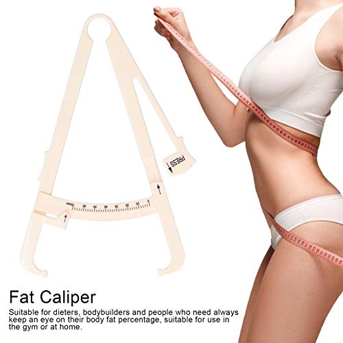 Calibrador de grasa corporal, dispositivo de medición de grasa corporal de mano Calibrador de grasa del pliegue cutáneo que mide con precisión para hombres y mujeres