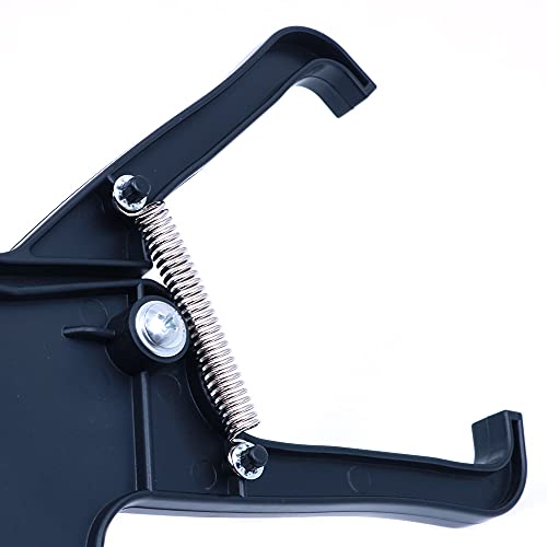Calibrador de pliegues cutáneos de precisión ANCLLO - Herramienta fácil y confiable para controlar la grasa corporal - Guía rápida para principiantes - Mide hasta 80 mm de grosor del pliegue cutáneo
