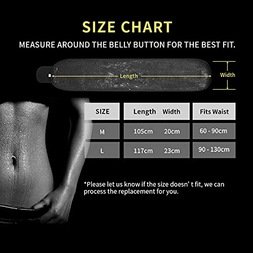 CAMBIVO Faja Reductoras Mujer y Hombre, Fajas Reductoras Abdomen, Faja Lumbar Mujer Ajustable para Deporte, Aumento de Sudor, Sweat, Gimnasio, Ejercicio Abdominales en Casa
