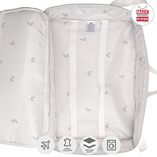 Cambrass Etoile - Bolso maternidad maleta para clínica, 12 x 47 x 36 cm, color gris