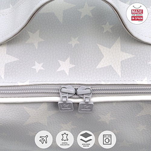 Cambrass Etoile - Bolso maternidad maleta para clínica, 12 x 47 x 36 cm, color gris