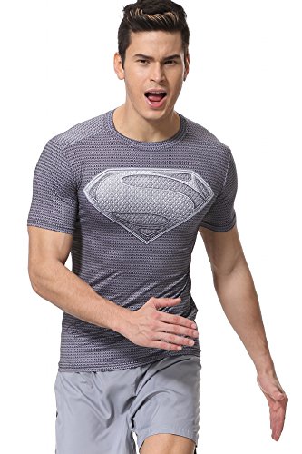 Camiseta de Fitness para Hombre, Manga Corta, diseño de símbolo de, Hombre, Color A, tamaño L