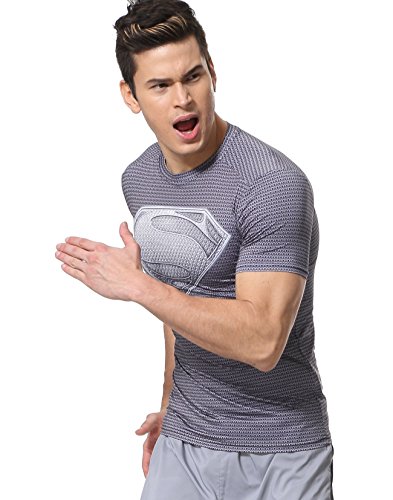 Camiseta de Fitness para Hombre, Manga Corta, diseño de símbolo de, Hombre, Color A, tamaño L