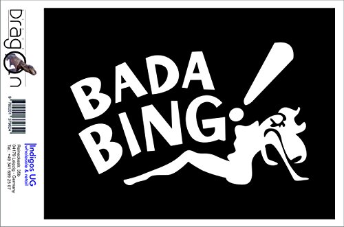 Camiseta Señoras V-cuello negro - Bada Bing Sopranos - S