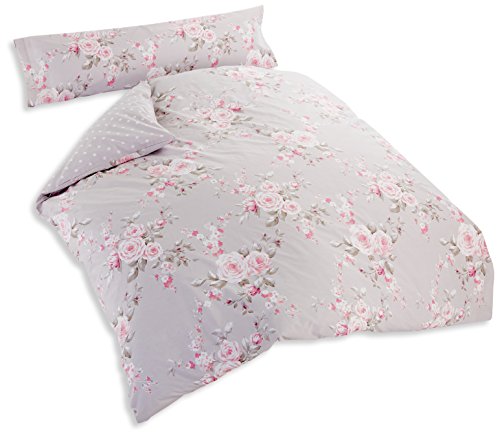 Catherine Lansfield Canterbury, Gray, para Cama de 105 cm, 2