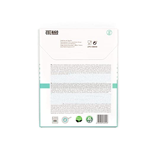 CELI&GO Lámina para Horno – Pack de 2 Láminas para Horno Reutilizables, Lavables, Antiadherentes, Libres de PFOA, Evita la Contaminación Cruzada – Tamaño Lámina 33 x 40 cm