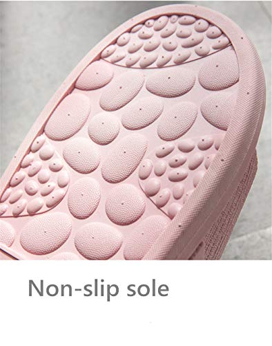 Chanclas de Masaje,Veluckin Zapatillas de Ducha Verano Antideslizante de Secado rápido,Azul Oscuro,40/41