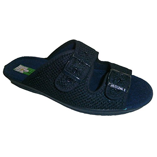 Chanclas Rejilla Hebillas para adaptarlas al pie Alberola en Azul Marino Talla 39