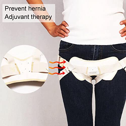 Cinturón de Hernia Inguinal para Hernia Inguinal para Hombres para Aliviar El Dolor Antes de La Cirugía para Hernia Doble Inguinal O Deportiva Braguero