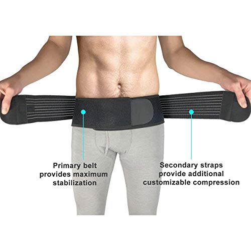 Cinturón sacro ilíaco, Cinturón de cadera sacroiliac, que alivian el dolor ciático, pélvico, lumbar y de las piernas, Alivia la inflamación de la ciática, la cadera, la pelvis, el lumbar ,Flesh,XL/XXL