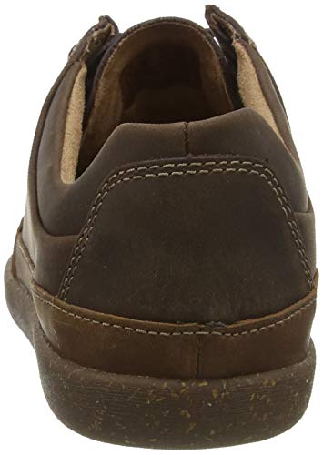 Clarks Un Lisbon Walk, Zapatillas Hombre, Marrón (Brown Leather Brown Leather), 44 EU