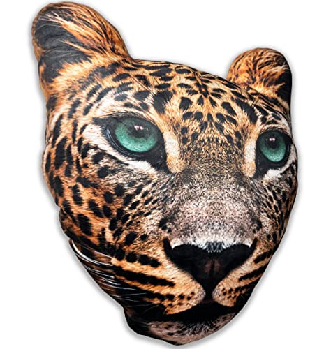 Cojín de leopardo Splat Planet realista gigante 3D relleno de felpa para niños cubierta decorativa de suelo única para sillas de dormitorio