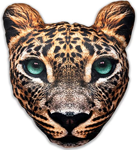 Cojín de leopardo Splat Planet realista gigante 3D relleno de felpa para niños cubierta decorativa de suelo única para sillas de dormitorio