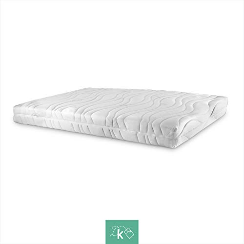 COLCHÓN 100% Latex |90 x 190 cm. |Sistema 7 Zonas | H2 Medio | Desenfundable | Funda Aloe Vera | Especial para Cama articulada| Altura aproximada 20 cm |