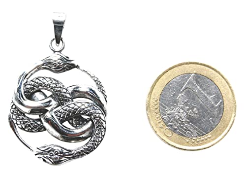 Colgante con motivo de serpientes, plata de ley 925, Nro. 237