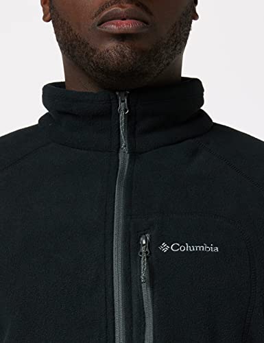 Columbia Fast Trek II Full Zip Fleece, Forro polar con cremallera Hombre, Negro (BLACK), L
