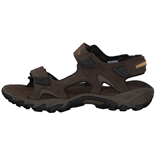 Columbia Santiam 3 Strap, Zapatillas Hombre, Brown (Cordovan, Dark Banana 231), 46 EU