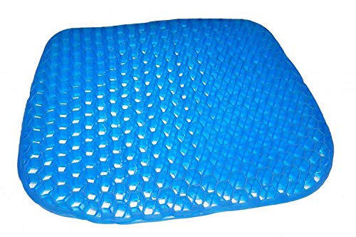 Comfort Gel Seat – El cojín más Confortable para automóviles, Aire Libre, oficinas, sillas de Ruedas y hogar– Ayuda para el Dolor de coxis, Dolor de Espalda, Dolor Lumbar y Problemas de ciática