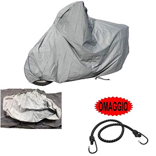 Compatible con Yamaha XV 535 DX Virago Funda Motocicleta DIEFFE Fleece 100% Impermeable Funda Universal para Motocicletas Scooter MAXISCOOTER Y MAXIMOTO