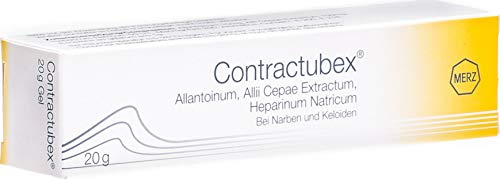 Contractubex® - Tubo de 20 gramos - Gel - Original Merz - Germany - Mejor crema para Cicátricos, Ustiones, Acne, Esitios quirúrgicos - Eliminación de tatuajes -
