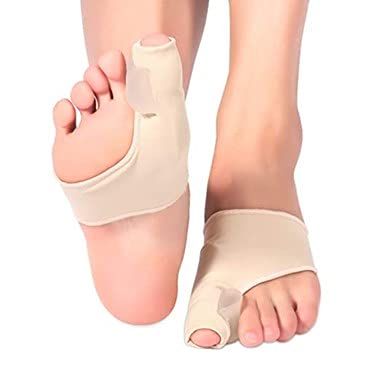 Corrector de juanetes Farmafoot, un par para hombres y mujeres que separa el dedo índice para su corrección