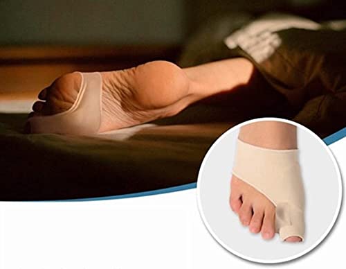 Corrector de juanetes Farmafoot, un par para hombres y mujeres que separa el dedo índice para su corrección